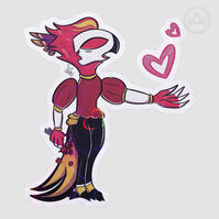 Vassago's Heart Holo Sticker Vassago's Heart Holo Sticker